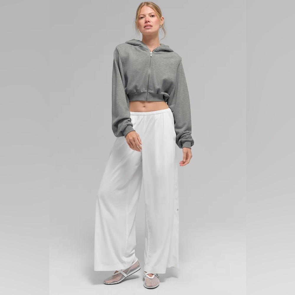 White Wide-Leg Pants